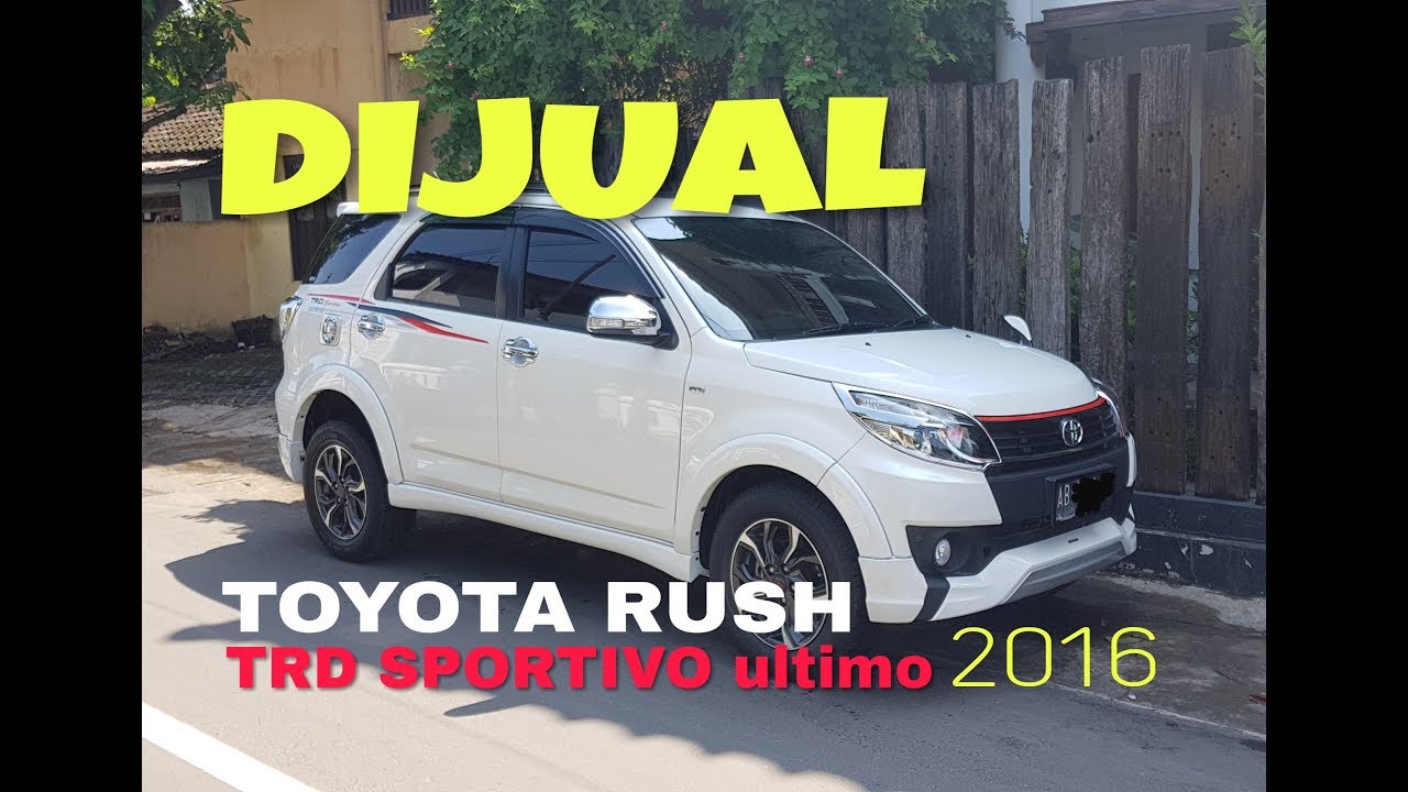 Menggali Potensi: Aksesoris Rush TRD Sportivo Ultimo 2016 untuk Sentuhan Personal
