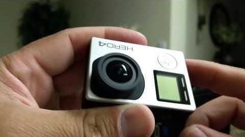 GoPro HERO4 SILVER Unboxing - finally an LCD!