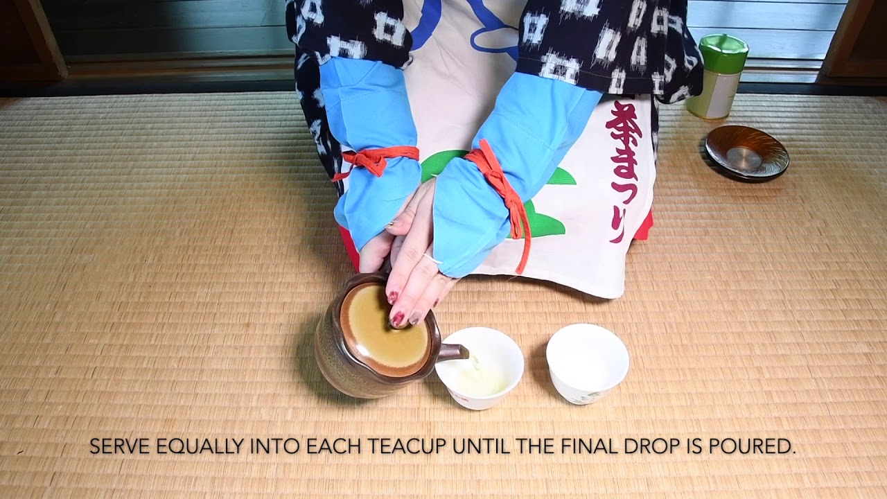 おいしいお茶の淹れ方(英語説明付) - YouTube