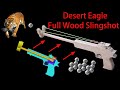 Desert Eagle---retractable slingshot--- (free template)