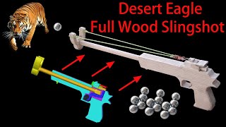 Desert Eagle---retractable slingshot--- (free template)