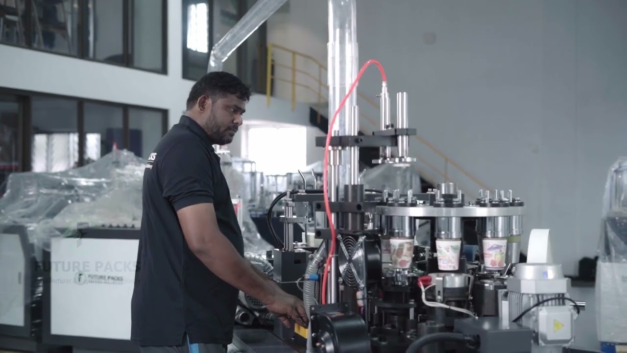 PAPER CUP MAKING MACHINE | FP - Q130 HIGH SPEED | OPEN CAM | AUTO LUBRICANT SYSTEM | +91 9994319456