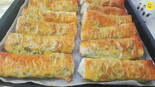 the softest rolls with cheese and spinach from readymade skins,