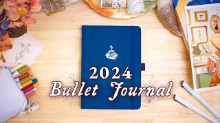 MY 2024 BULLET JOURNAL SETUP • Yearly BuJo Spread Ideas 💐
