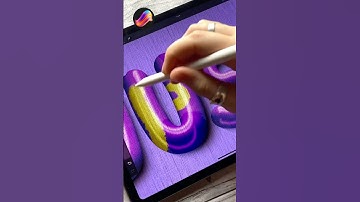 3D Brushes Download the Tools for Procreate App,link in bio