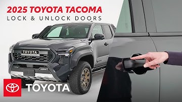 How to Use Your 2025 Toyota Tacoma