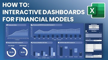 How to create modern Excel dashboards for financial models | Microsoft Excel tutorial