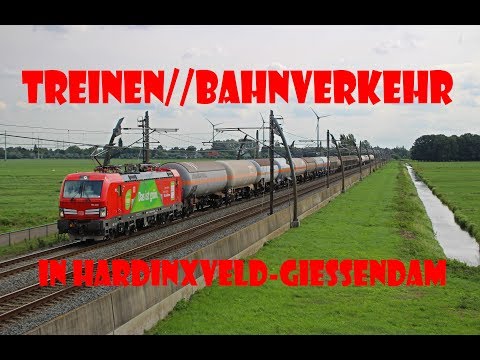 Treinen//Bahnverkehr in Hardinxveld-Giessendam!
