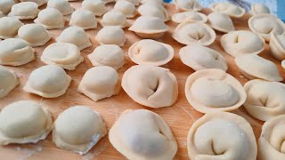 Homemade Dumplings of Two Types. The perfect dough for dumplings!