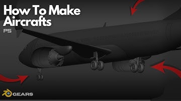 How To Make Aircrafts P5 | Landing Gears | Blender