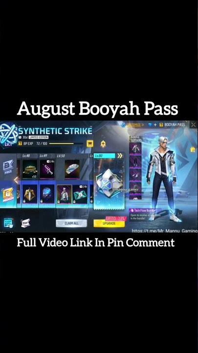 August Booyah Pass Free Fire | Next Booyah Pass Free Fire #short #viral #freefire #shorts