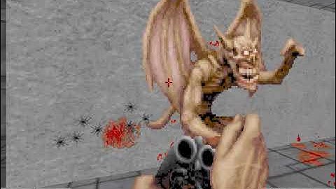 Blood - PC DOSBox - E3M6 - Pitchfork Start