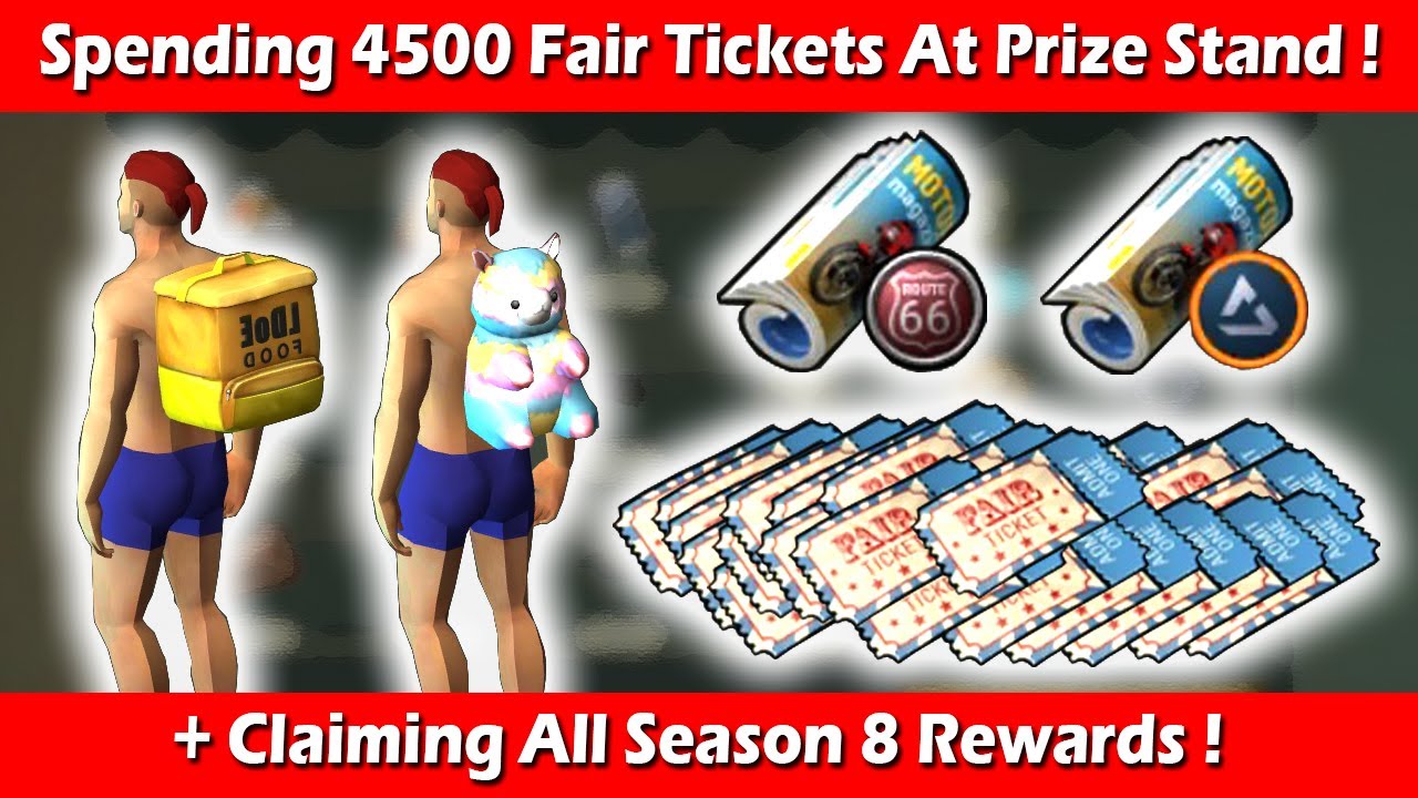 Spending 4500 Fair Tickets & Claiming Season 8 Rewards ! Last Day On Earth Survival