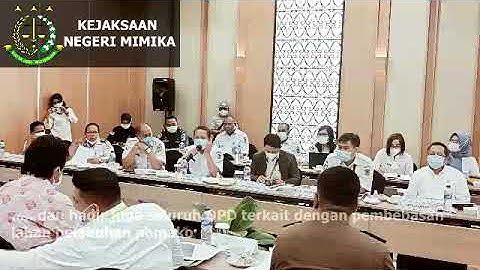 Kejari Mimika- Penyelesaian Permasalahan Tanah Pelabuhan Pomako, Timika-Papua