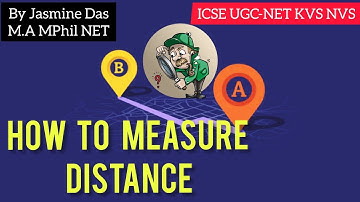 MEASURING DISTANCE IN A TOPOSHEET