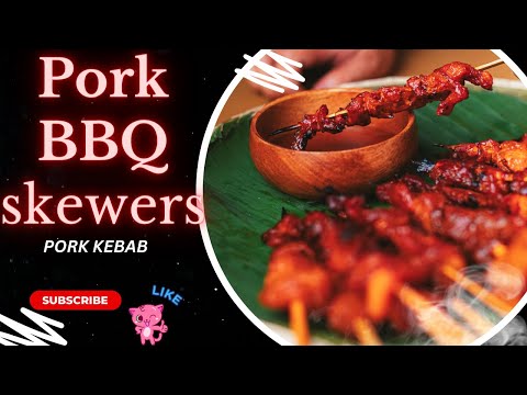 Best Pork BBQ Skewers , Pork kebab (돼지 양념갈비, 豚肉のバーベキュー, 焼き肉 )