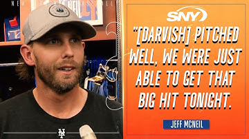 Jeff McNeil talks delivering big hit vs Yu Darvish in Mets victory | Mets Post Game |  SNY
