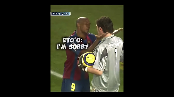 Eto'o and Casillas😇#football #shorts