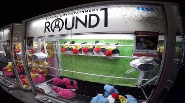 Rilakkuma Kiiroitori Plush WIN on UFO Catcher at Round1 in Taunton, MA