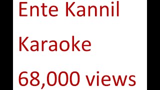 Video thumbnail of "Ente kannil Bangalore days Karaoke with lyrics"