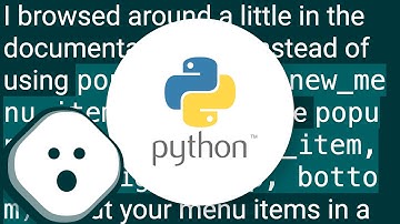 What is the correct method to display a large popup menu?