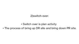 Disaster recovery | business continuity| DR Drill | DR Drill of DR Execution Activity | Details