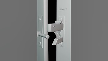 Automatic Gate Latch System #shorts Automatic door lock \\ #ideas Wooden gate latch #gatelatch