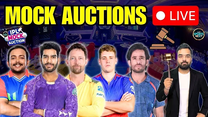 LIVE: IPL 2026 Mock Auction | CSK | KKR | RCB | Sold Unsold Players List | SportsNext