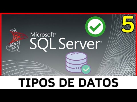 Video: ¿Cuáles son los tipos en SQL Server?