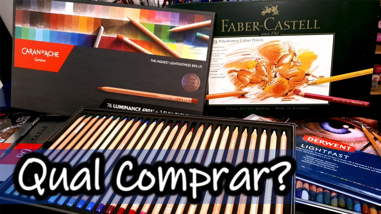 Qual Lápis de Cor PROFISSIONAL comprar? [Guia para comprar seus primeiros lápis]