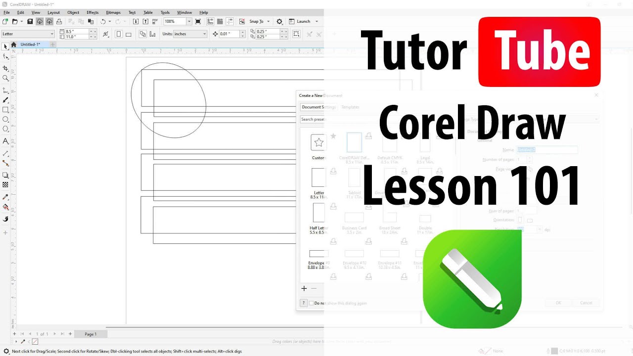 Selective Color Drawing Corel Draw - Lesson 101 - Selective Color - YouTube