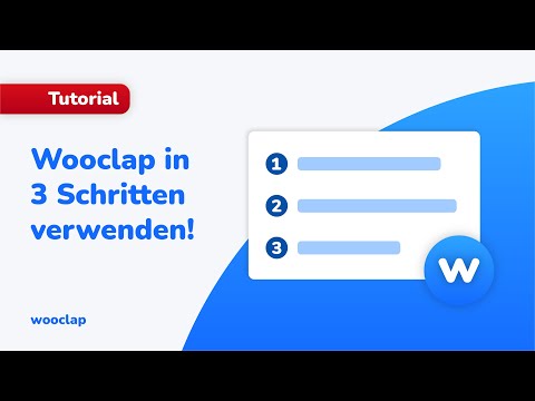 DEMO: Wooclap in 3 Schritten verwenden!