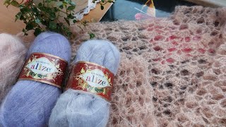 🤩 Crochet  sweater🥰Crochet process🔥Alize Kid Mohair