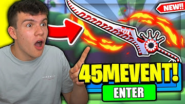 *NEW* ALL WORKING 45M EVENT UPDATE CODES FOR SWORD SIMULATOR! ROBLOX SWORD SIMULATOR CODES