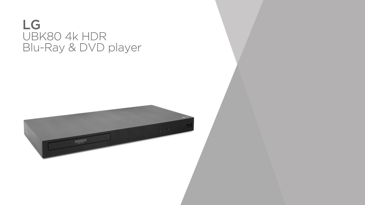 Lg Ubk80 4k Ultra Hd Hdr Blu Ray Dvd Player Product Overview Currys Pc World Youtube
