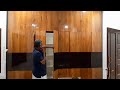 Master bedroom wardrobe working process | Sree Hari Constructions