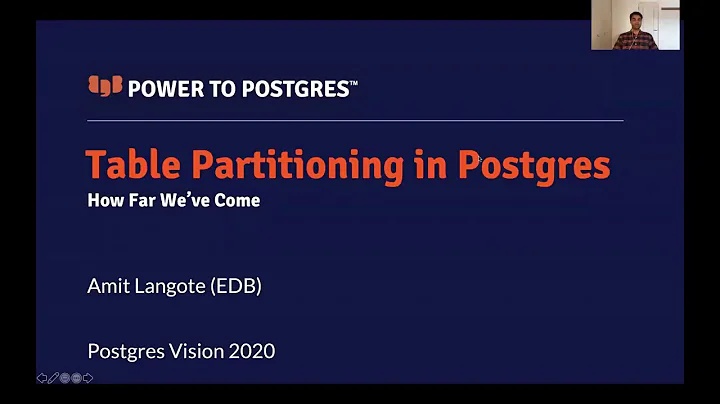 Table Partitioning in Postgres: How Far We've Come