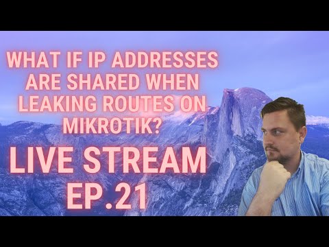 MikroTik Lab on EVE-NG What if IP addresses are shared in VRFs (The Network Berg Stream Ep.21)