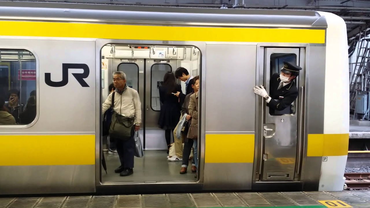 中央総武線素晴らしい車掌さん(秋葉原にて)