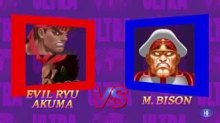 Buddy battle Evil Ryu/Akuma Ultra Street Fighter 2 The Final Challengers Switch Docked Mode