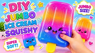 DIY ice cream Squishy|How to make jumbo ice cream squishy|Easy & Satisfying DIY|Easy DIY squishy screenshot 5