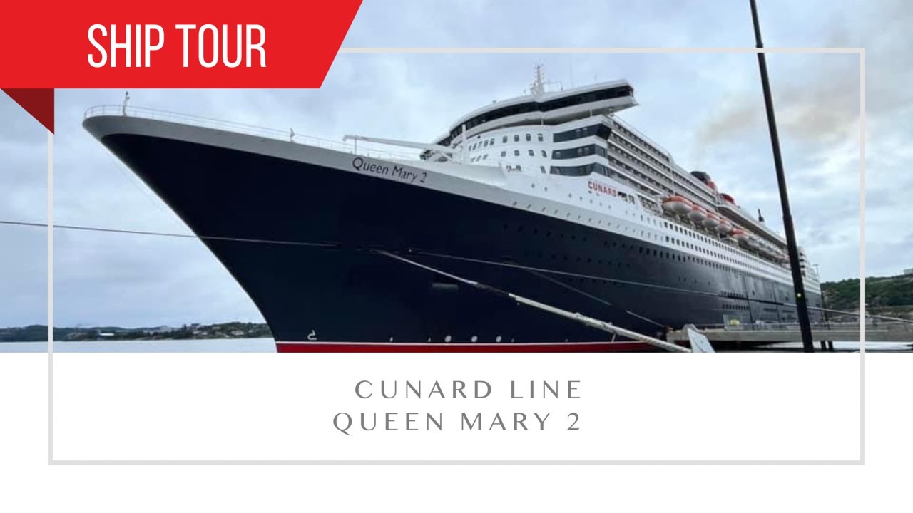 Queen Mary 2 ~ Cunard Line.  Full Ship Tour - inc Inside Cabin 5224, filmed July 2024
