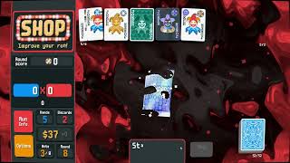 Balatro // Gold Stake // Blue Deck // Flush Build