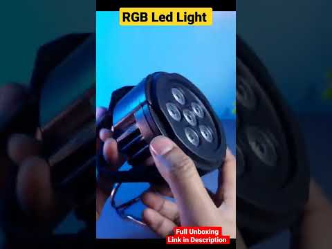 RGB Led Light 🔥 | 6 Led RGB Party Light #shorts