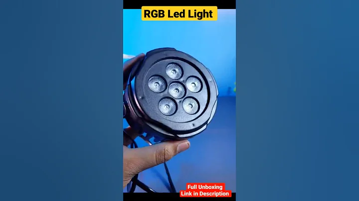 RGB Led Light 🔥 | 6 Led RGB Party Light #shorts #rgblight
