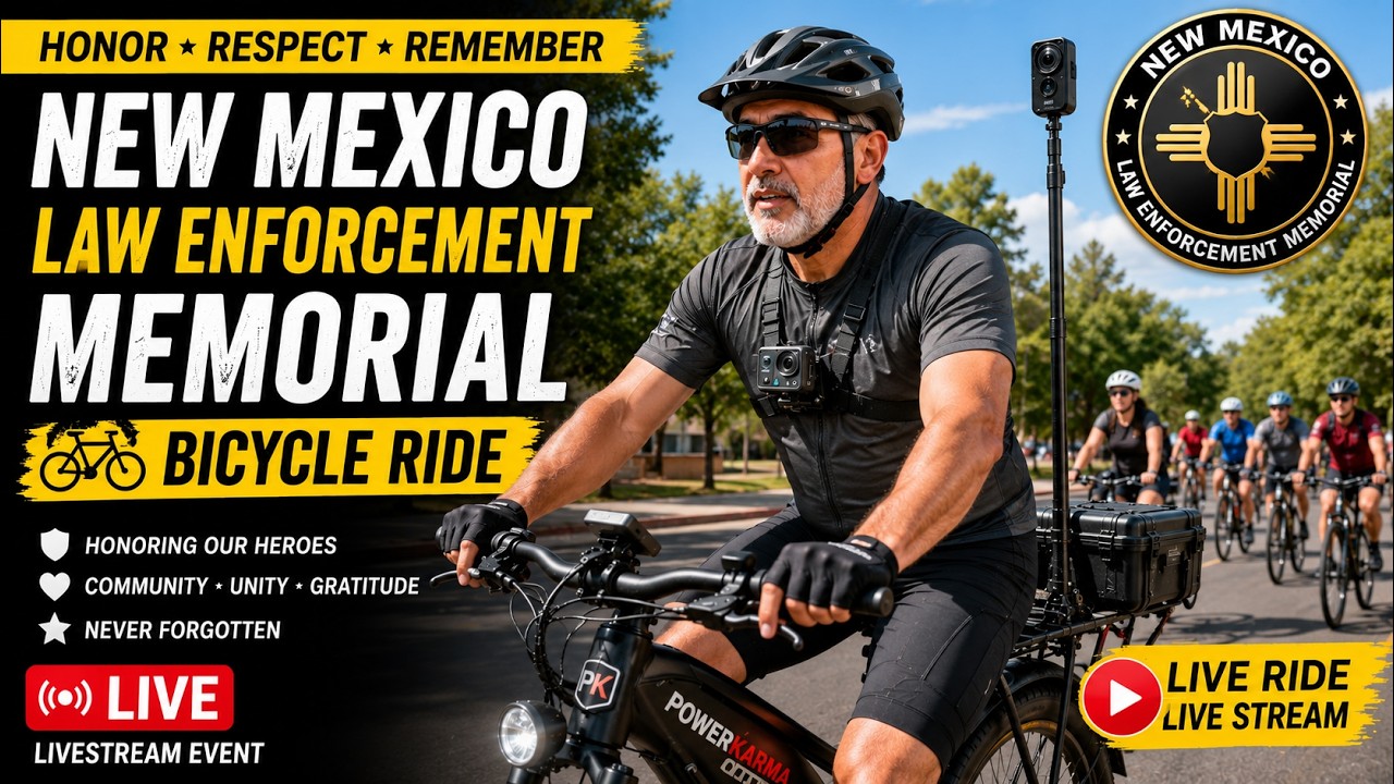 New Mexico Law Enforcement Memorial Bike Ride Live Stream - YouTube