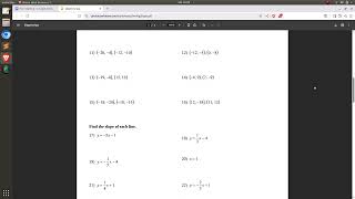 Pre Algebra : Slope