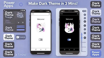 Create a Dark Theme in PowerApps Using a Toggle in Under 3 Minutes