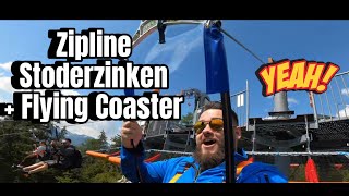 Zipline Stoderzinken + Flying Coaster | Steiermark, Austria | [4K] [GoPro]