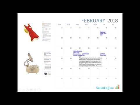 2018 Amazon Sellers Calendar